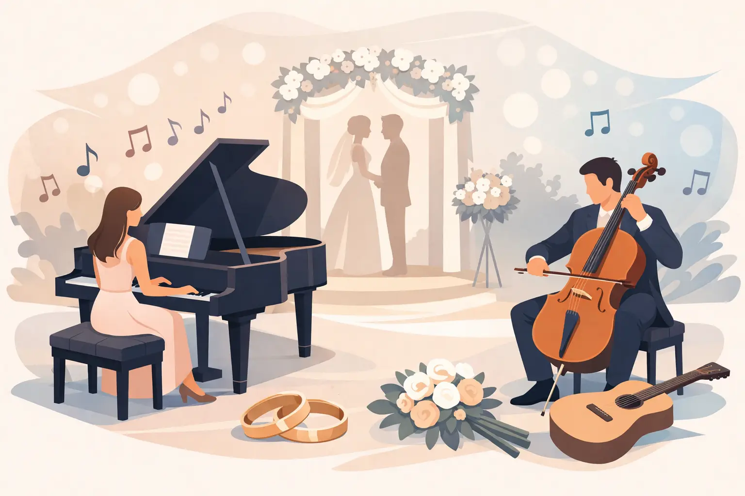 Scegliere la musica per la cerimonia nuziale è facile