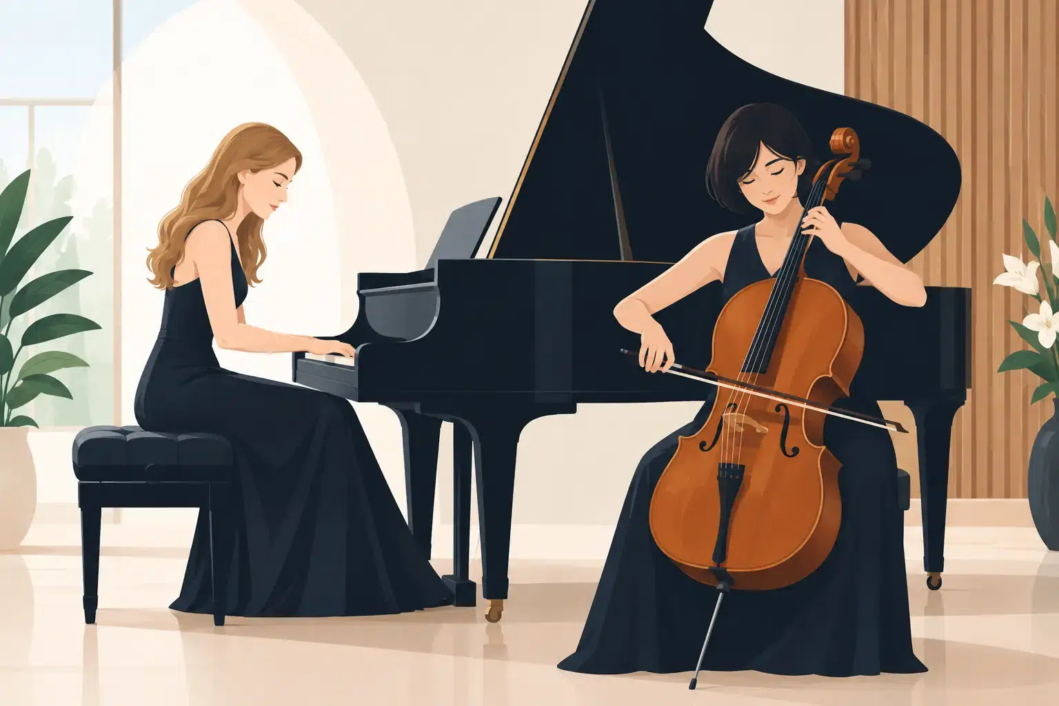 Klavier Cello Ensemble buchen für Ihren Anlass