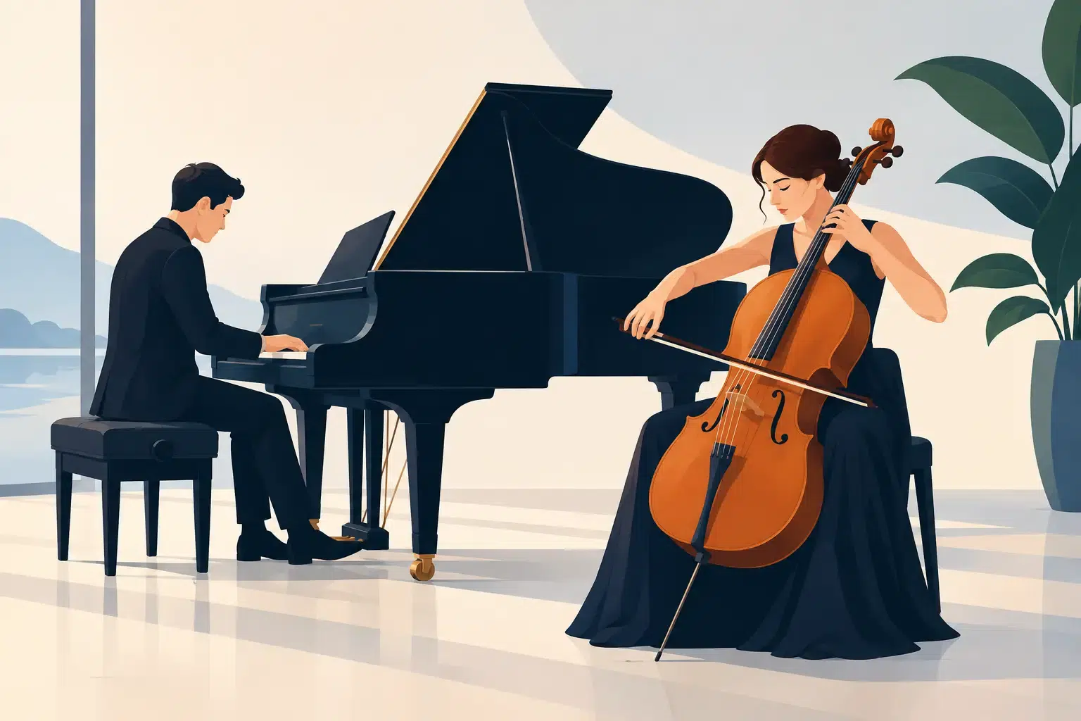 Pop-Klassiker für Klavier und Cello – stilvoll arrangiert
