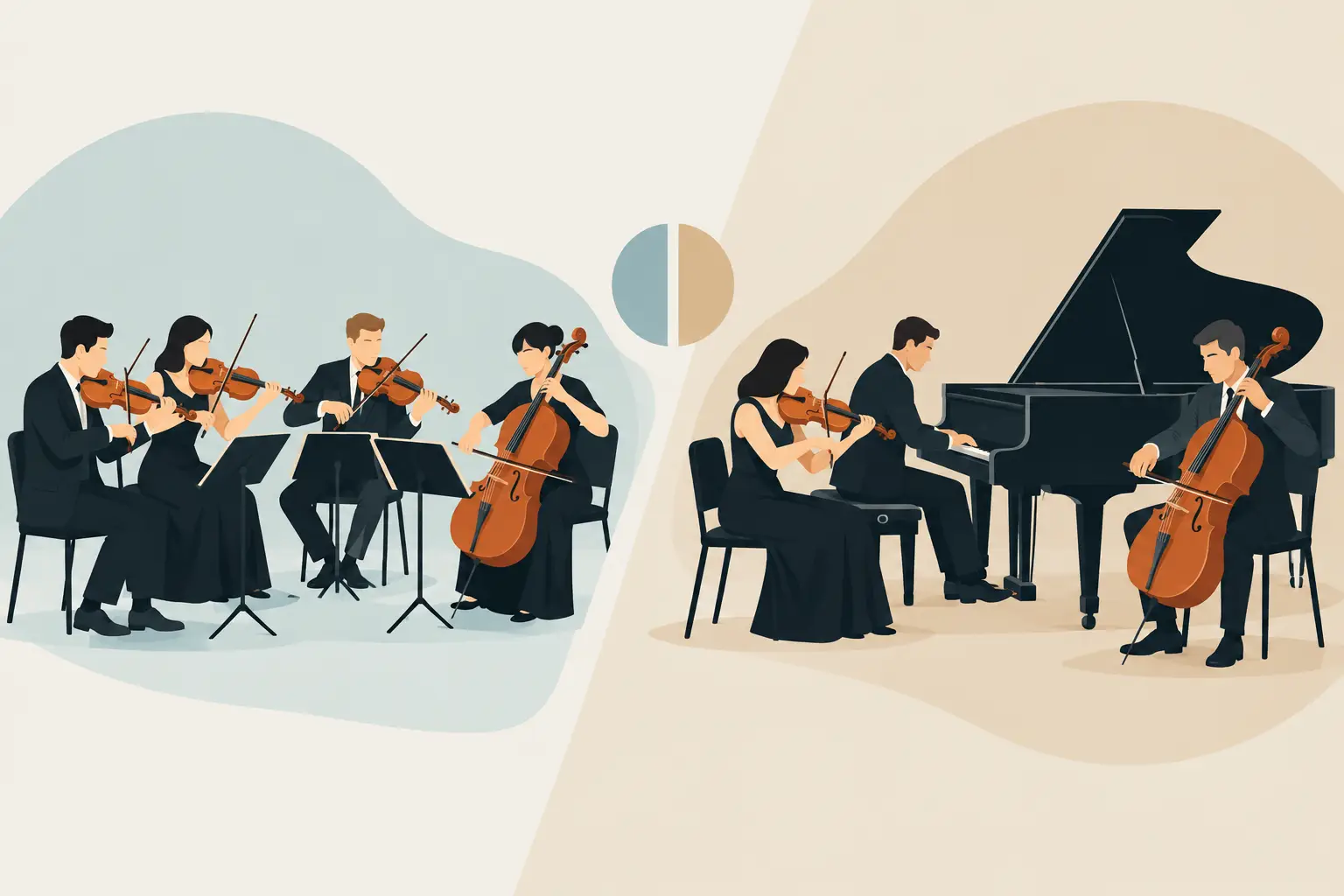 Streichquartett versus Klaviertrio: Was passt?