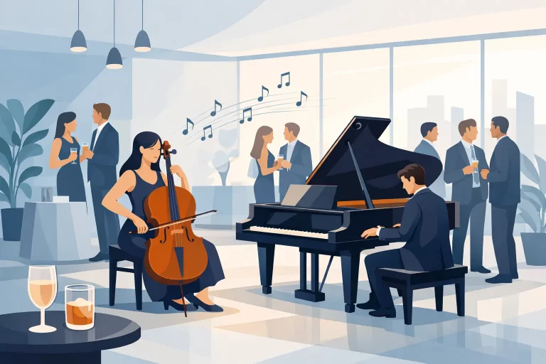 Firmenempfang mit Livemusik planen