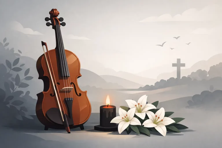 Musik für Trauerfeier mit Cello wählen