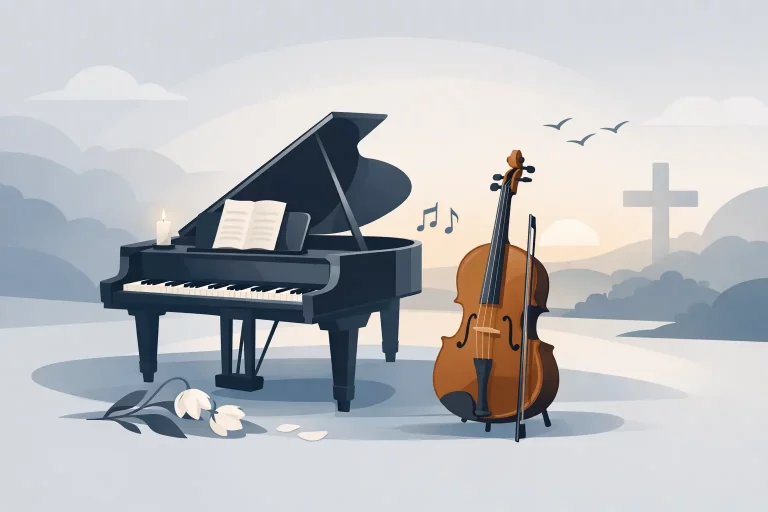 Trauermusik passend auswählen - Anleitung