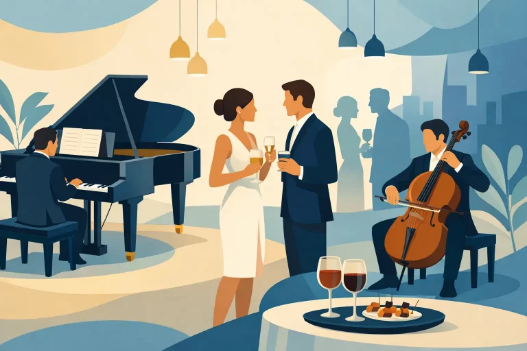Apéromusik elegant planen - 9 stilvolle Tipps