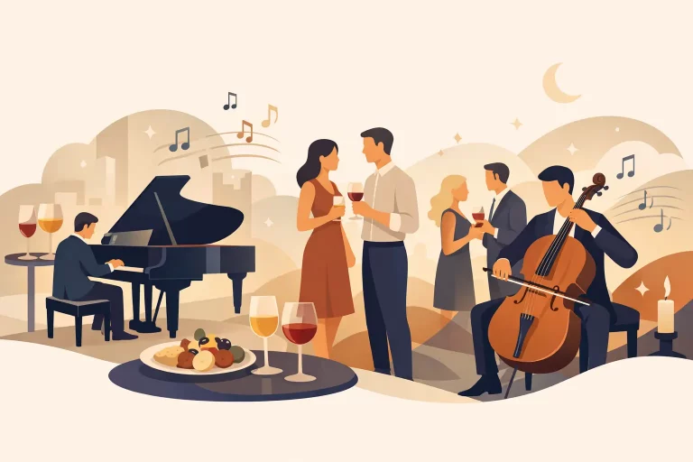 Apéro atmosphärisch mit Musik begleiten
