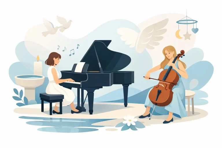 Besondere Musikstücke zur Taufe mit Stil