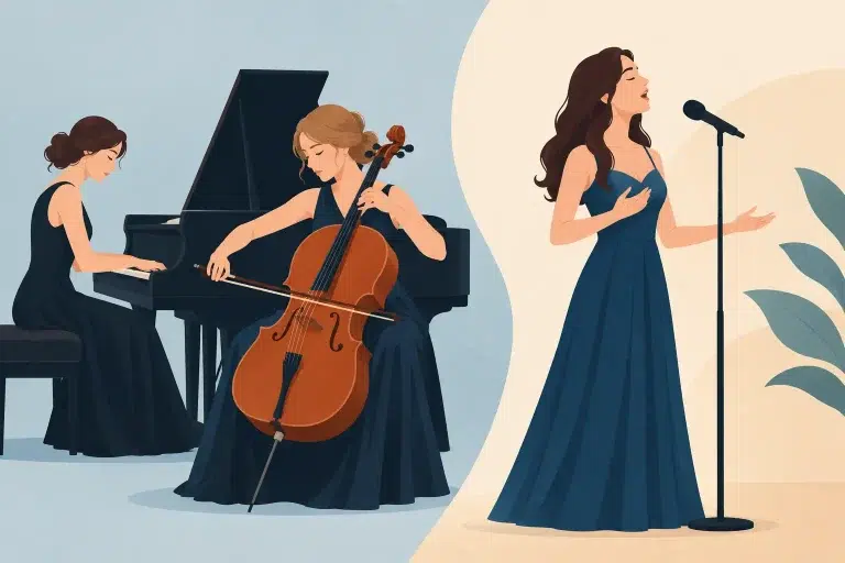 Instrumentalduo versus Sängerin: Was passt besser?