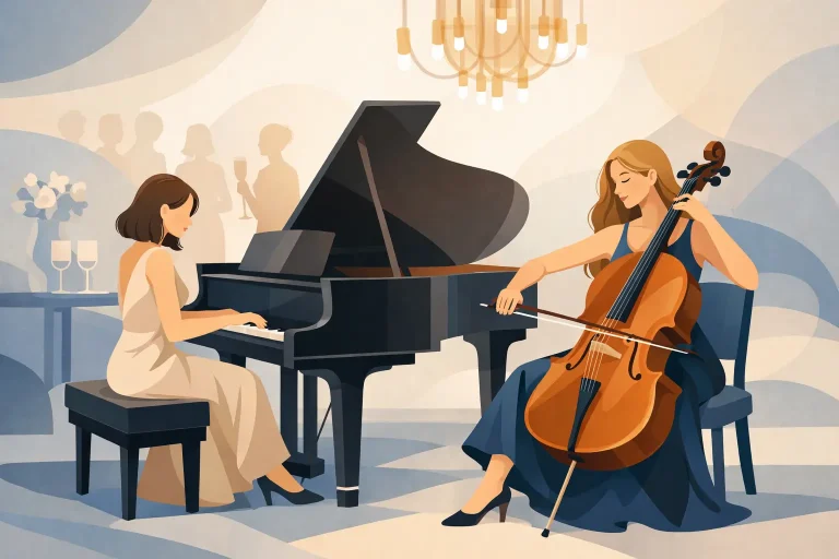 Instrumentalmusik für elegante Feiern wählen